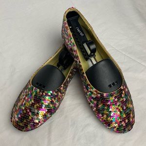 Old Navy Funfetti Sequin Flats Size 8